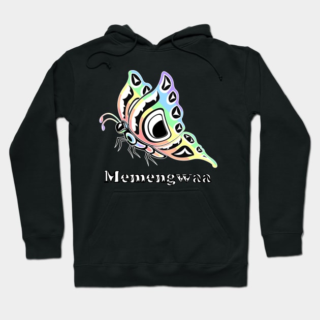 Memengwaa (Butterfly) Ally Hoodie by KendraHowland.Art.Scroll